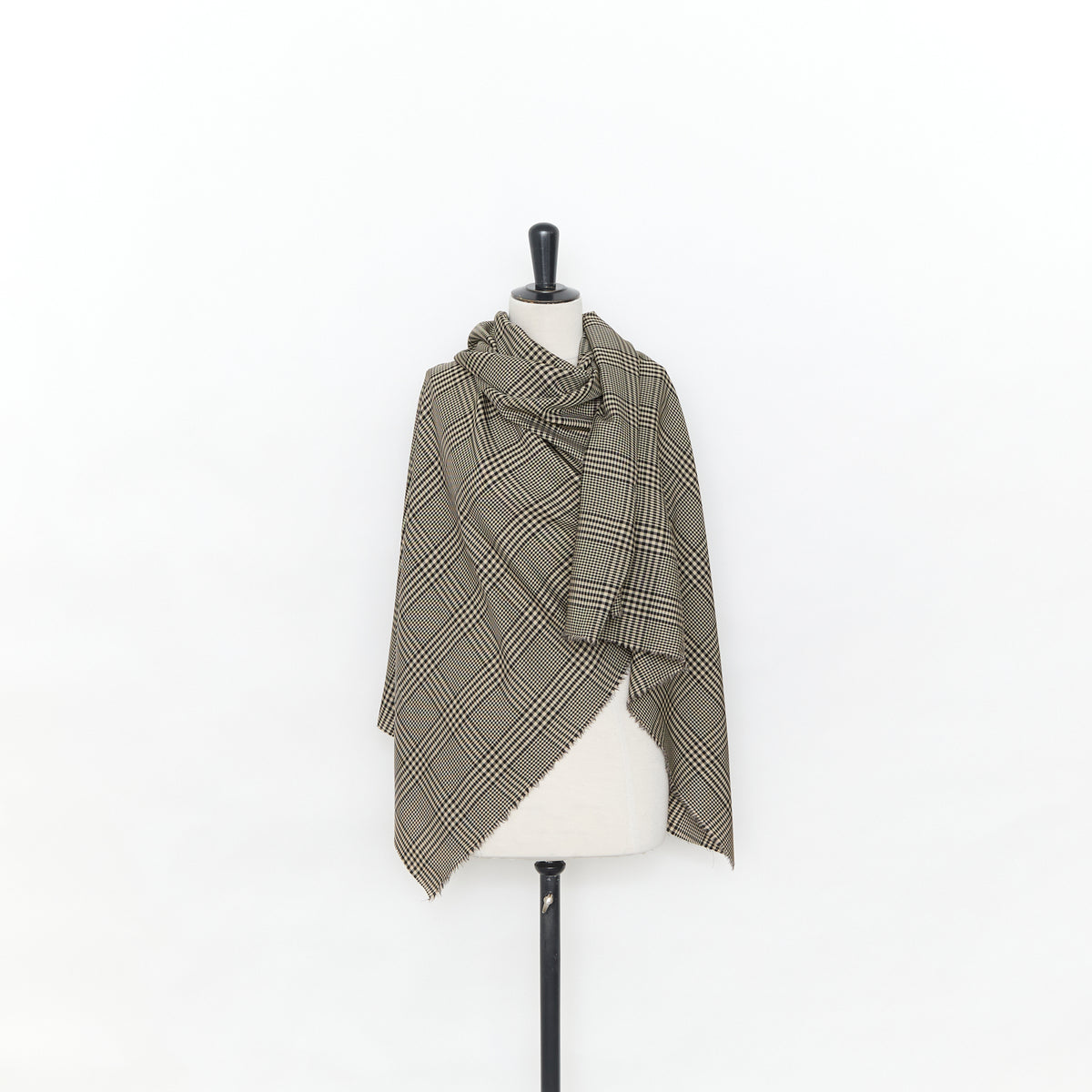 T25N13169 | Suiting à Carreaux en Viscose et Laine