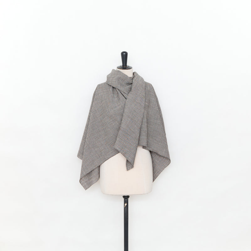 T25N13171 | Suiting à Rayures Fantaisie en Lin et Viscose 