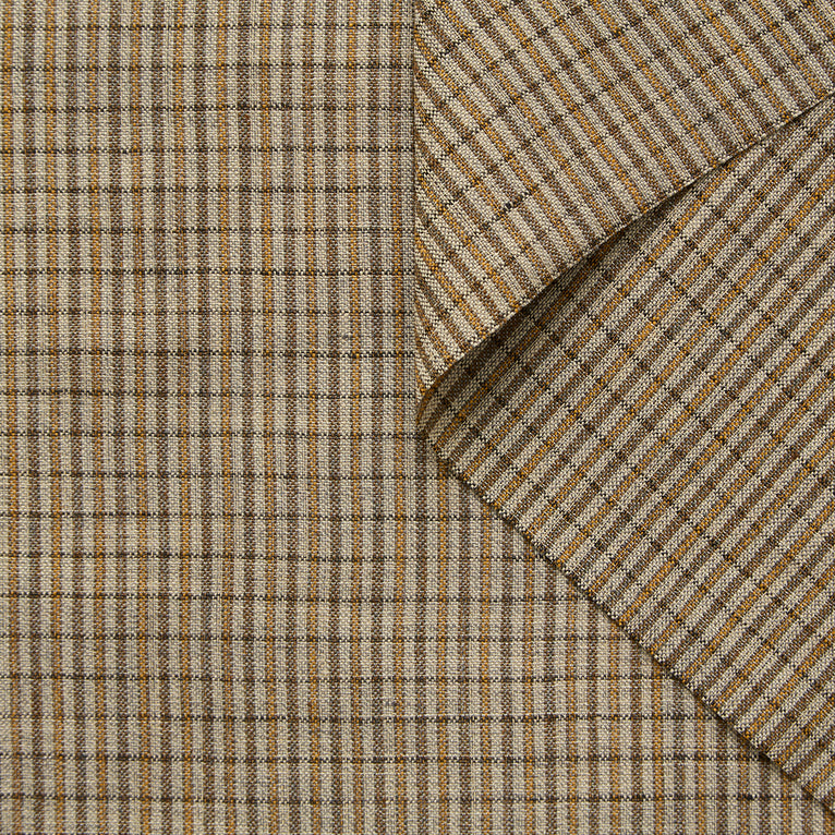 T25N13172 | Woodstock Check Linen &amp; Viscose Suiting - view 1