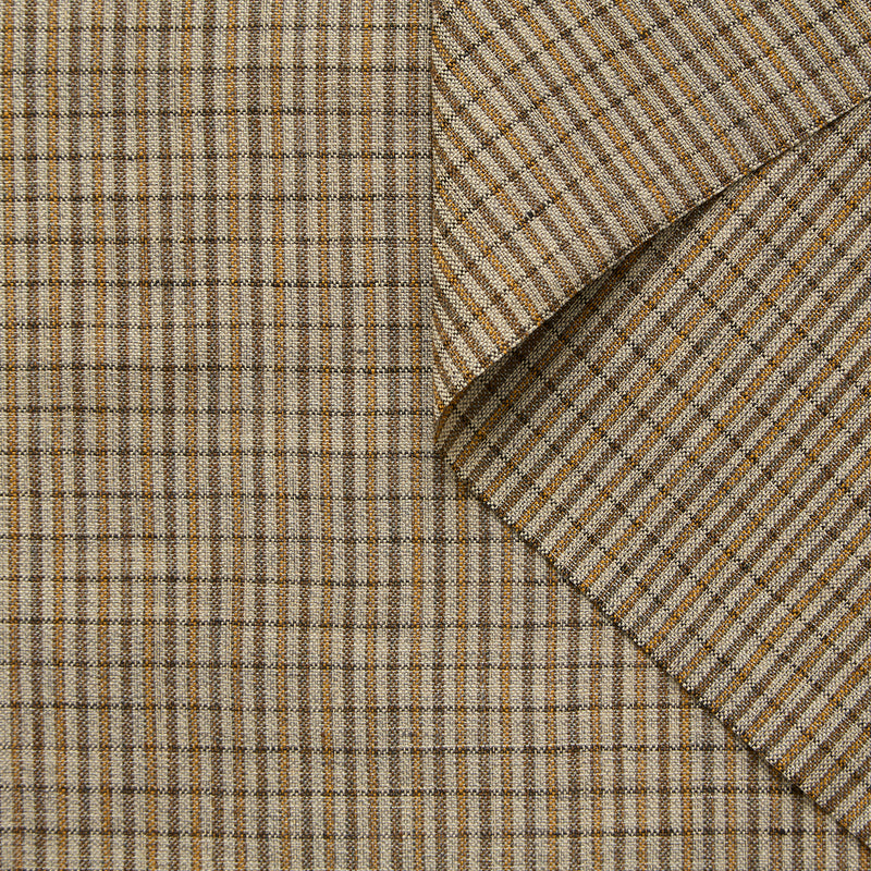 T25N13172 | Costume à Carreaux Woodstock en Lin et Viscose 