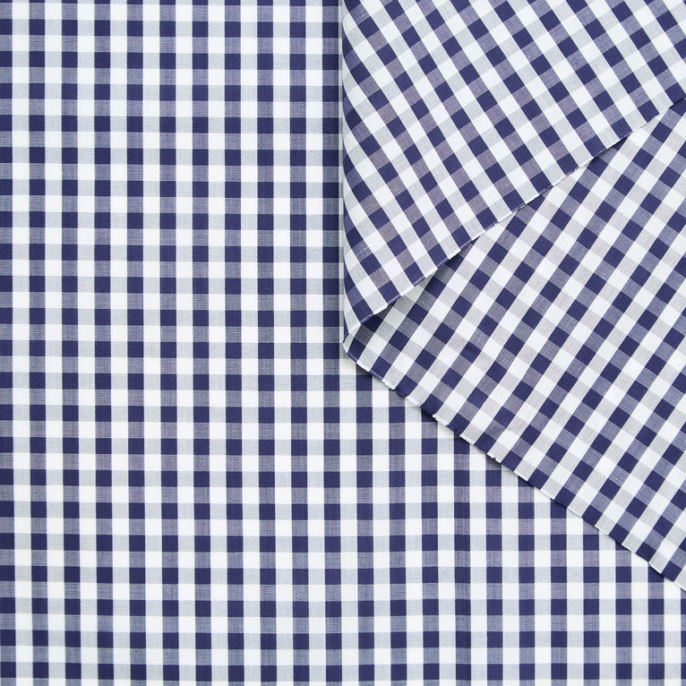 T25W12824 | Micro Gingham Cotton Poplin - view 1