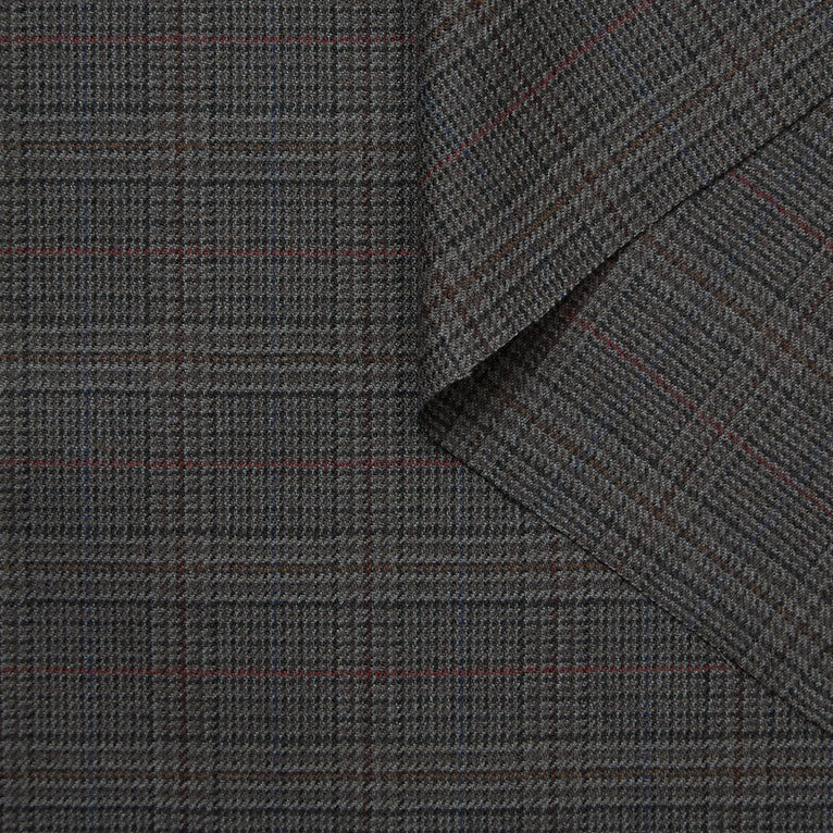 T25W12880 | Suiting à Carreaux en Laine Vierge - vue 3