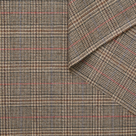 T25W12880 | Suiting à Carreaux en Laine Vierge