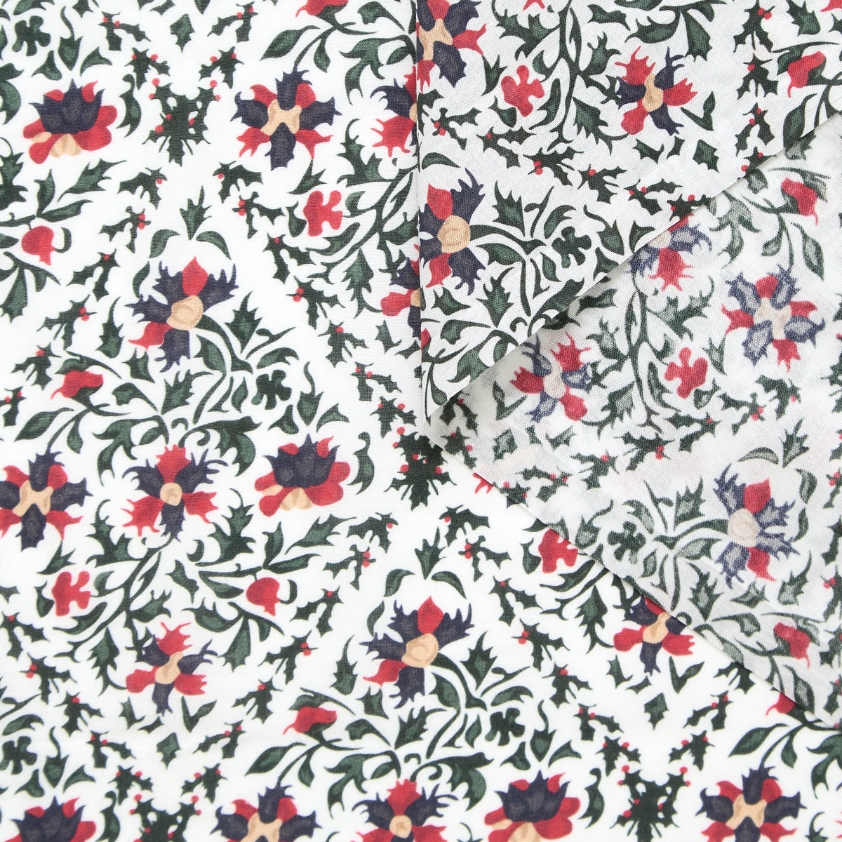 T25W12886 | Popeline de Coton Fleurie