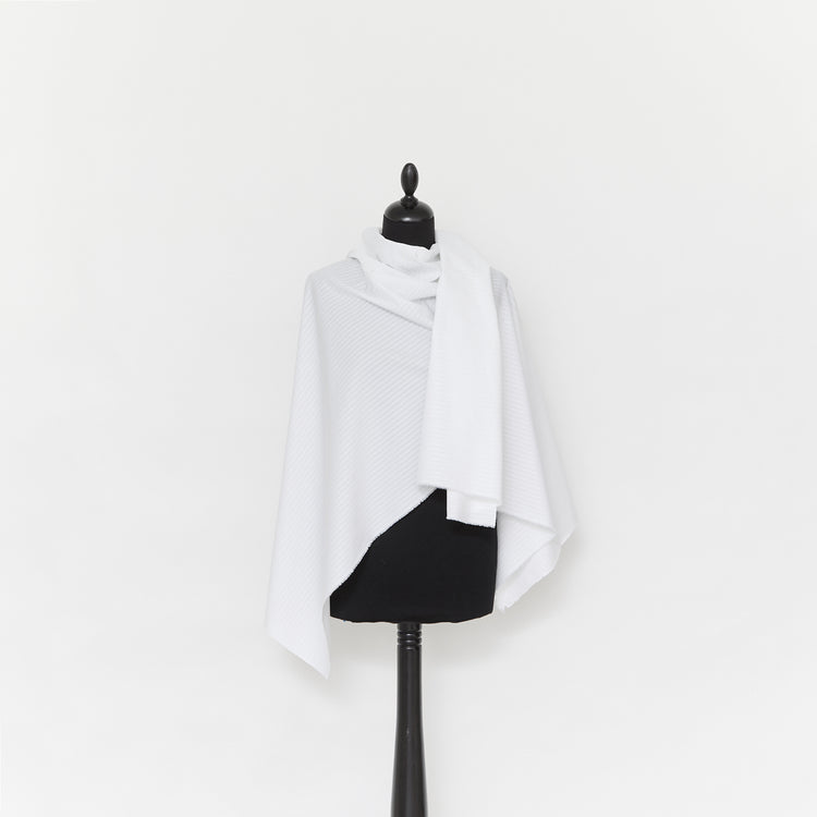 T25W13989 | Voile de Coton à Rayures Ton Sur Ton - vue 2