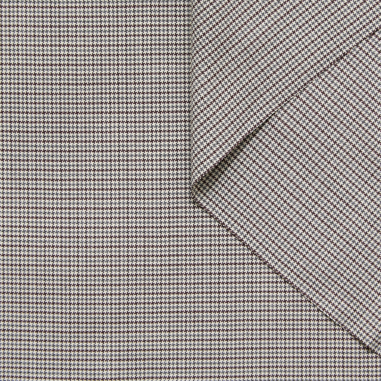 T25W14006 | Suiting Pied-De-Poule En Laine Vierge - vue 1