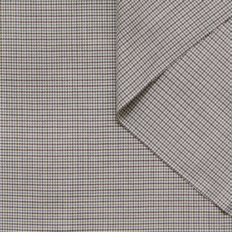 T25W14006 | Suiting Pied-De-Poule En Laine Vierge - vue 1