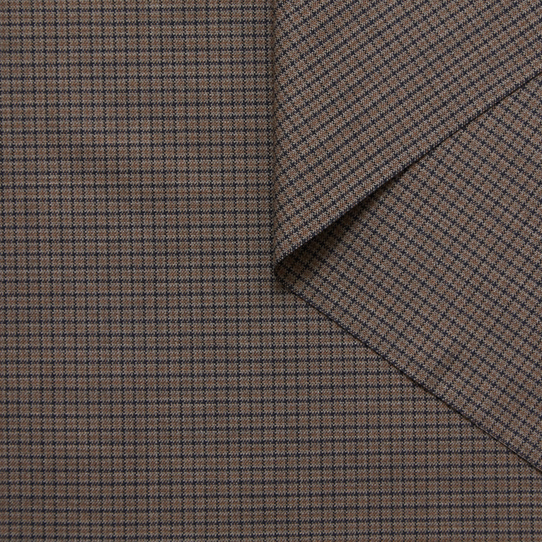 T25W14006 | Suiting Pied-De-Poule En Laine Vierge - vue 3
