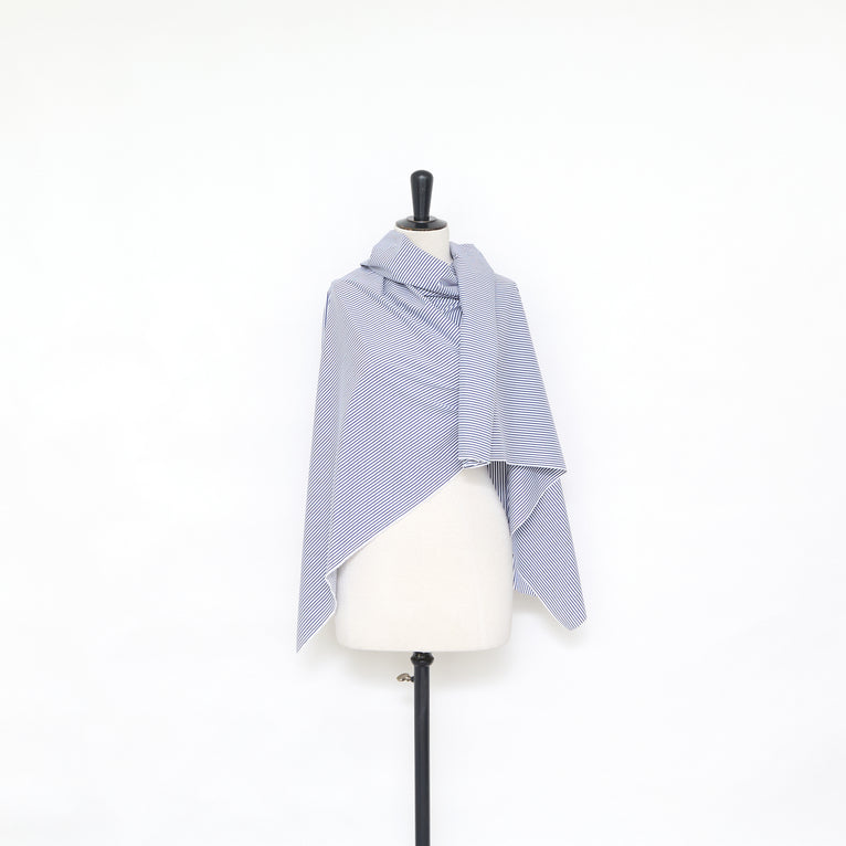 T25W14008 | Stretch Striped Cotton Poplin - view 3