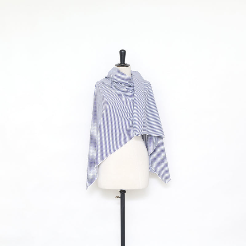 T25W14008 | Popeline Rayée et Stretch en Coton