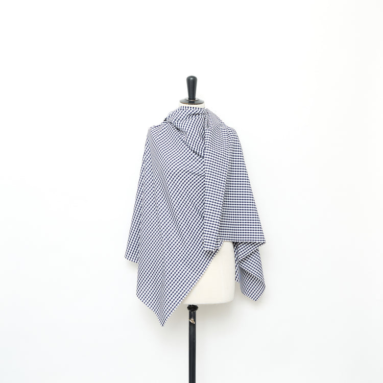 T25W14033 | Popeline motifs Micro Vichy en Coton  - vue 2
