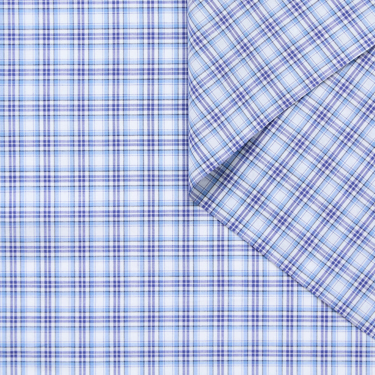 T25W14049 | Checked Cotton Poplin - view 1