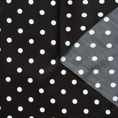 T25Y12023 | Satin de Viscose Imprimé Pois