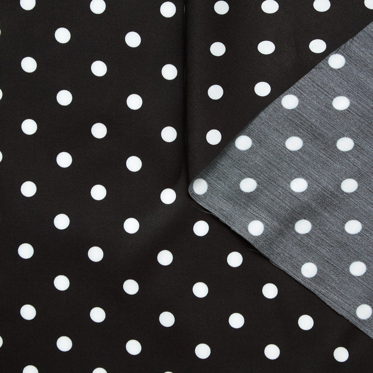 T25Y12023 | Dots Printed Viscose Satin - view 1