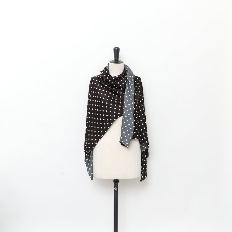 T25Y12023 | Dots Printed Viscose Satin - view 2