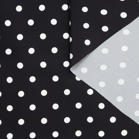  Crêpe de Viscose Imprimé Pois