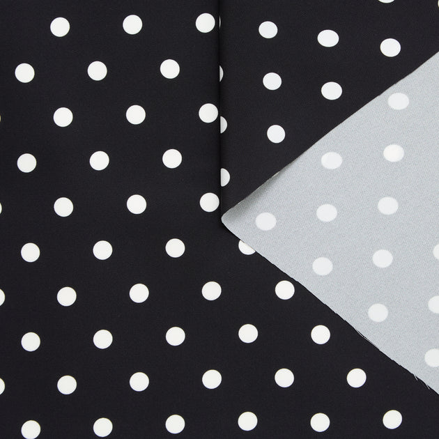 T25Y12025 | Crêpe de Viscose Imprimé Pois
