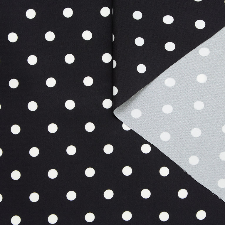 T25Y12025 | Dots Printed Viscose Crepe - view 2