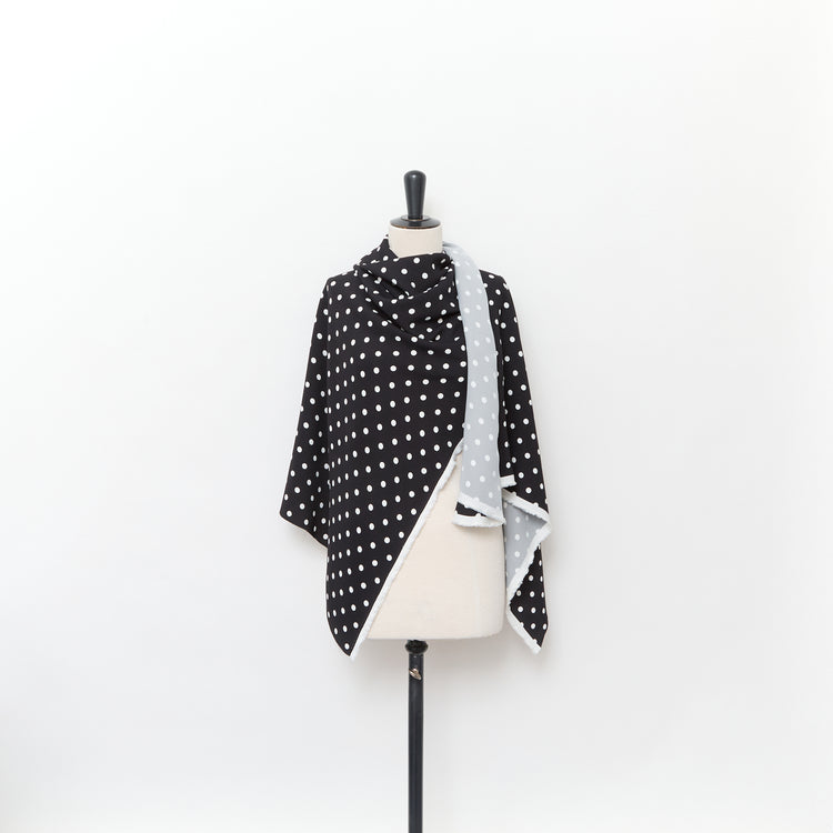 T25Y12025 | Dots Printed Viscose Crepe - view 2