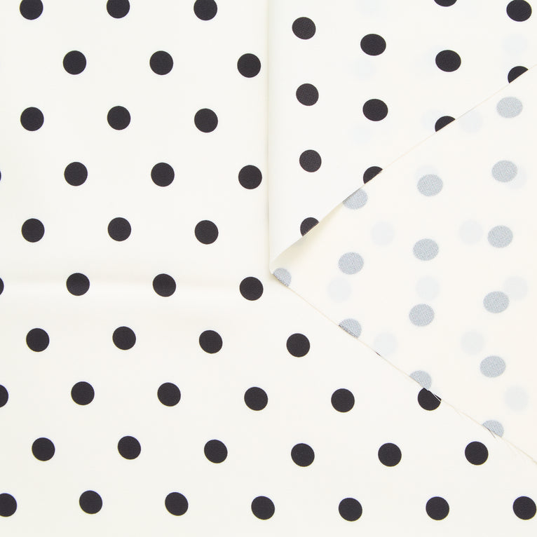 T25Y12025 | Dots Printed Viscose Crepe - view 1