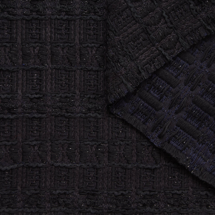 T25Z13602 | Tweed Jacquard à Carreaux Lurex - vue 1