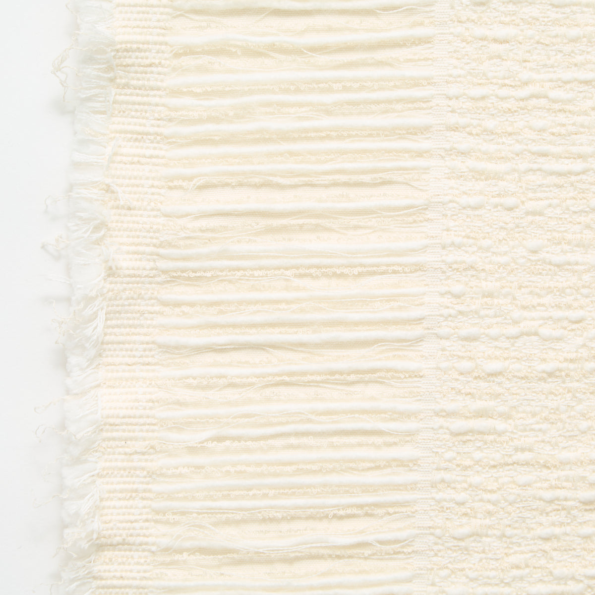 T25Z13603 | Tweed Jacquard à Franges