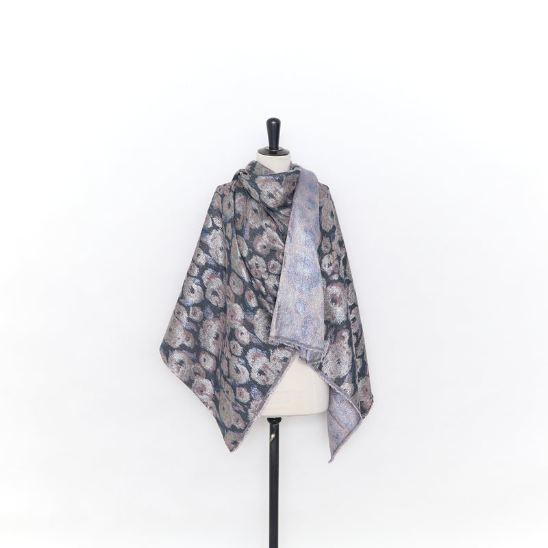 T25Z13892 | Jacquard Lurex Floral Multicolore