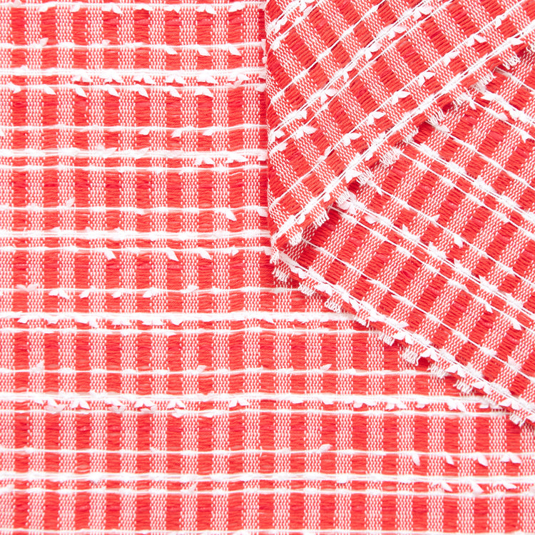 T25Z13894 | Tweed Papillotte à Carreaux Fluides - vue 1