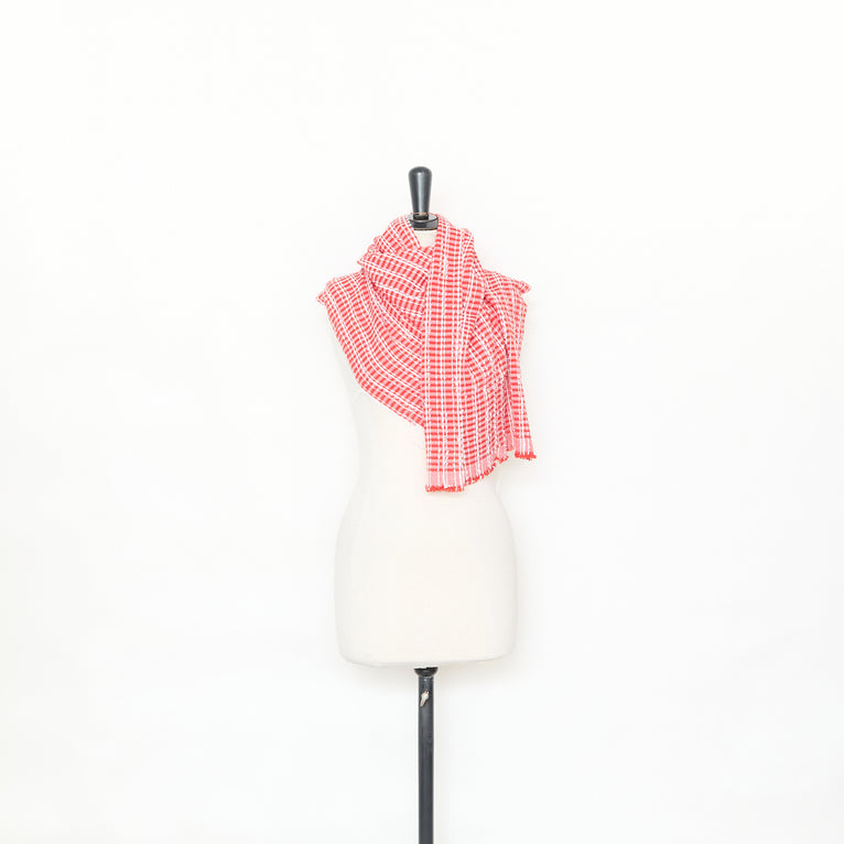 T25Z13894 | Tweed Papillotte à Carreaux Fluides - vue 2