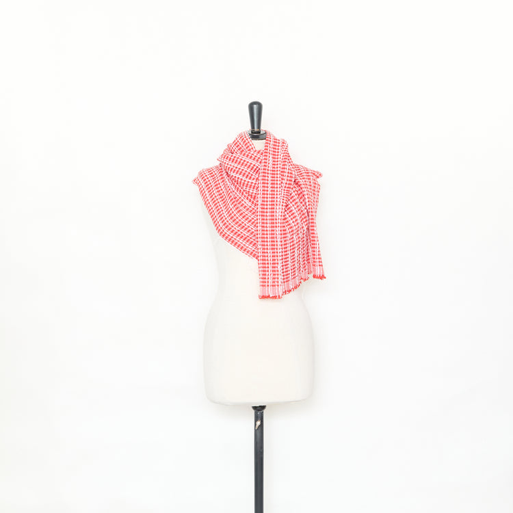 T25Z13894 | Tweed Papillotte à Carreaux Fluides - vue 2