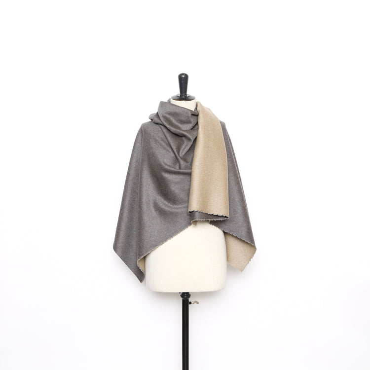 T26A16565 | Splittable Cashmere Chinchilla &amp; Mink Drap - view 2