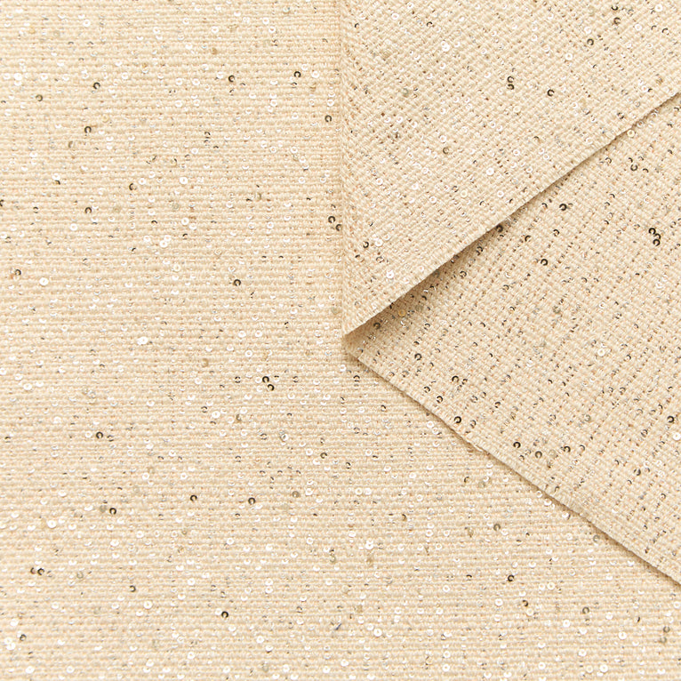 T26A16578 | Sequined Silk &amp; Cotton Natté - view 1