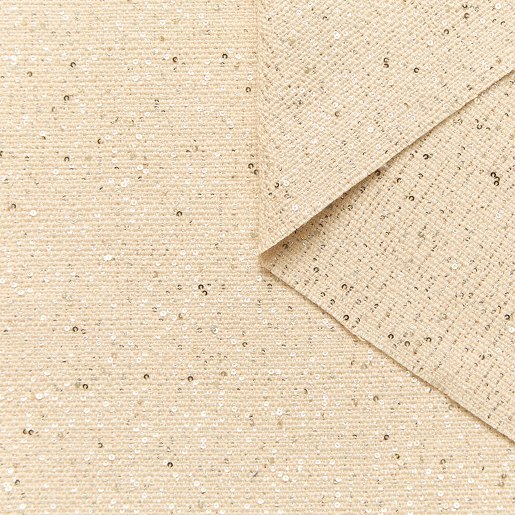 T26A16578 | Sequined Silk &amp; Cotton Natté - view 1