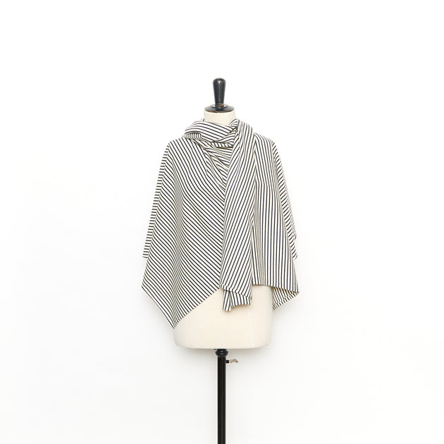 T26A16609 | Horizontal Stripes Cotton Jersey
