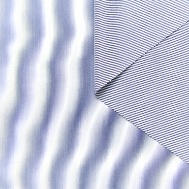 T26A16638 | Striped Cotton &amp; Silk Poplin - view 1