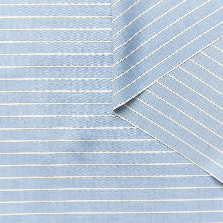 T26A16658 | Horizontal Stripes Silk Oxford - view 1