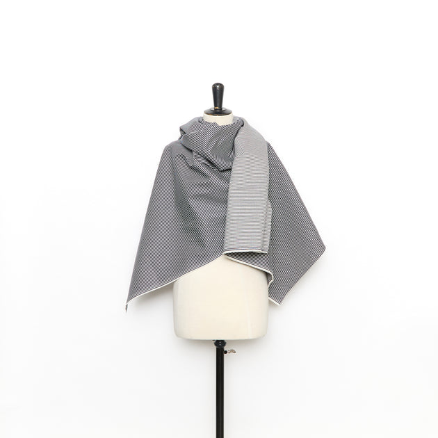 T26B16423 | Denim en Coton à Rayures Hickory GOTS