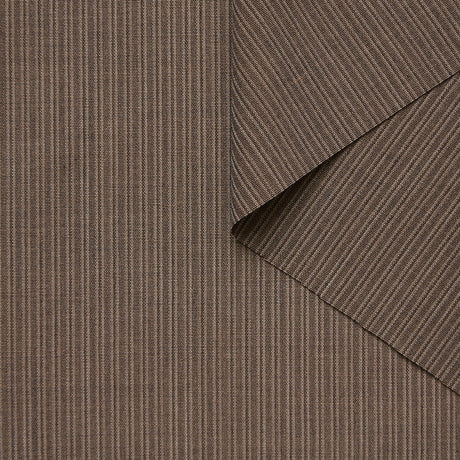  Melange Striped Virgin Wool Etamine