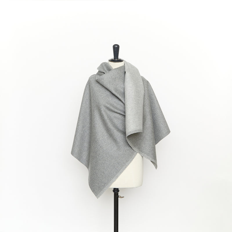 T26C15007 | Flanelle Double Face en Laine Vierge et Cachemire