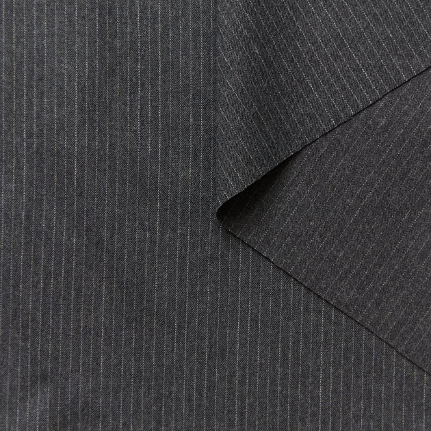 T26C15009 | Flanelle Rayure Tennis en Laine Vierge RWS