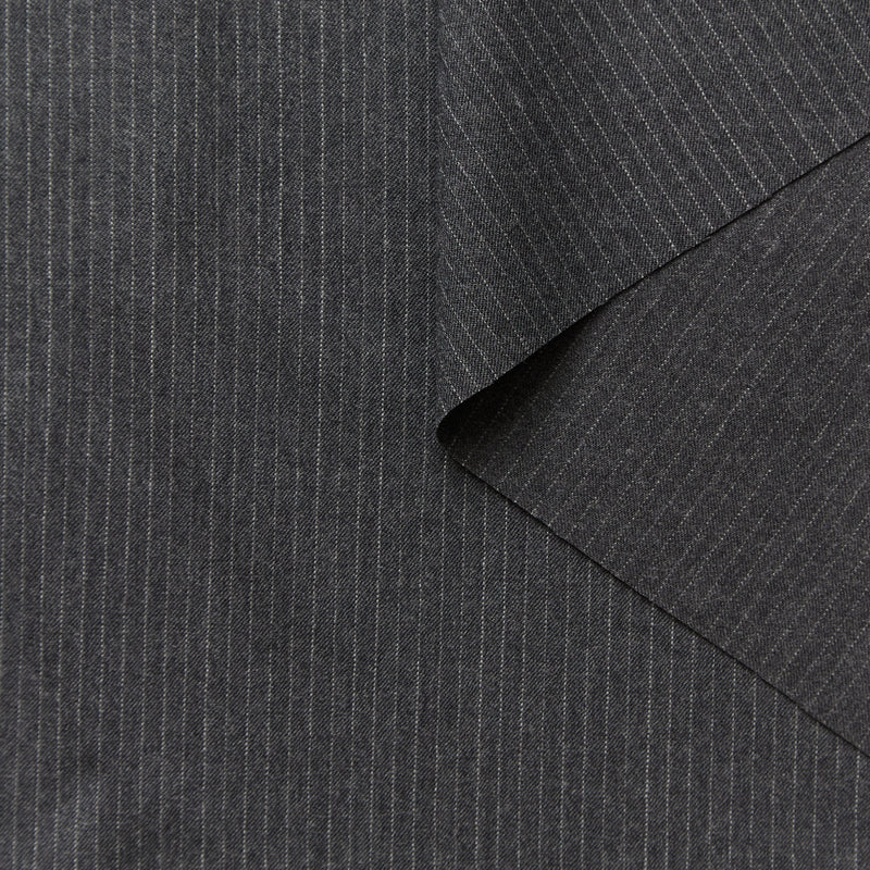 T26C15009 | Flanelle Rayure Tennis en Laine Vierge RWS