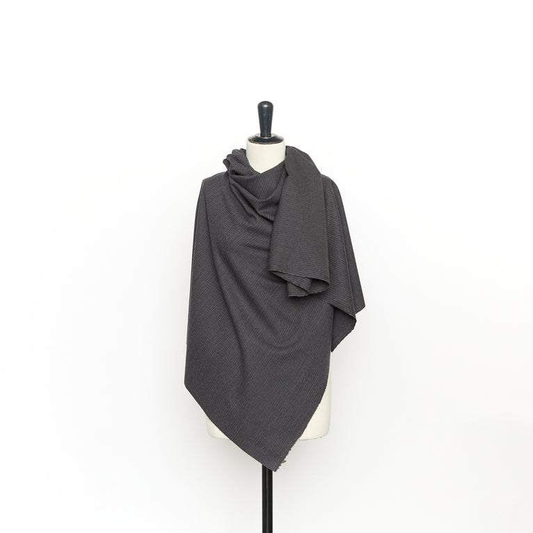 T26C15009 | Pinstripe Virgin Wool Flannel RWS - view 2
