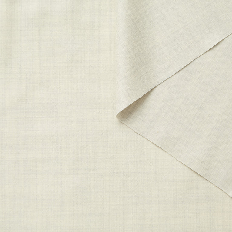 T26C15010 | Light Melange Wool Flannel RWS - view 1
