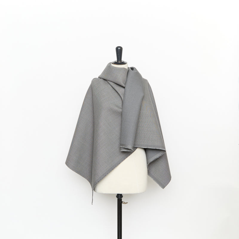 T26C15028 | Manteau Bicolore Séparable en Laine Vierge RWS