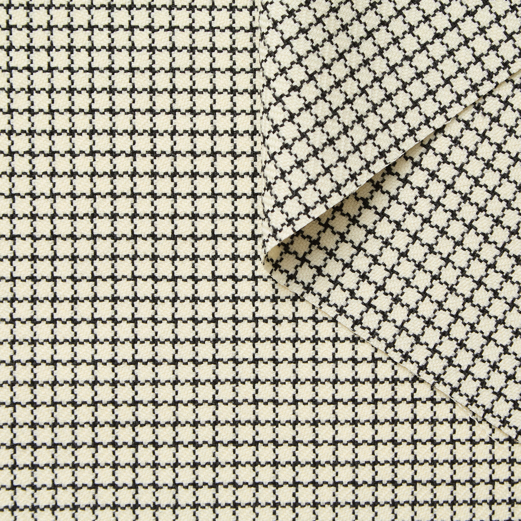 T26C15034 | Checked Virgin Wool Natté RWS
