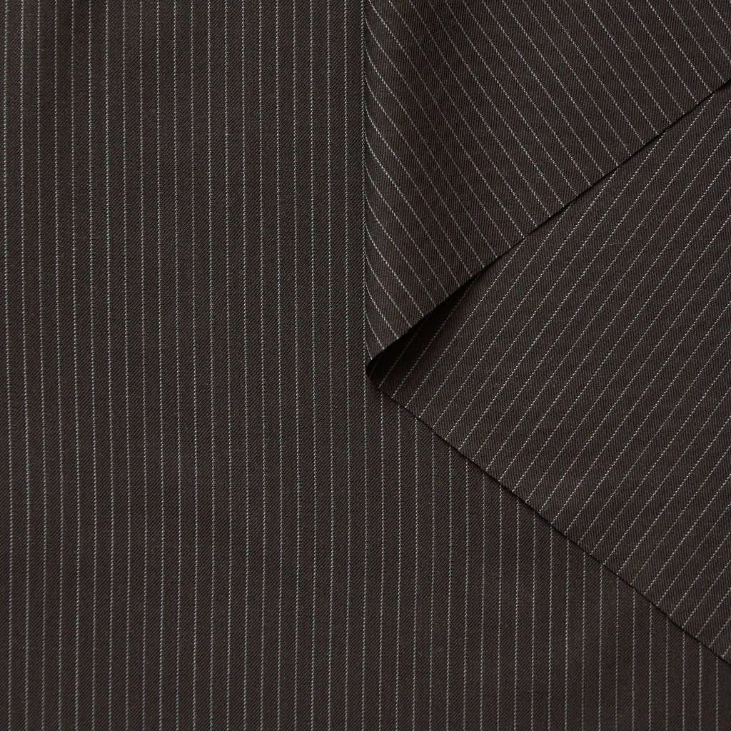 T26C15039 | Pinstripe Virgin Wool Suiting RWS