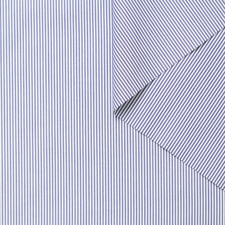 T26C15045 | Popeline Rayée en Coton