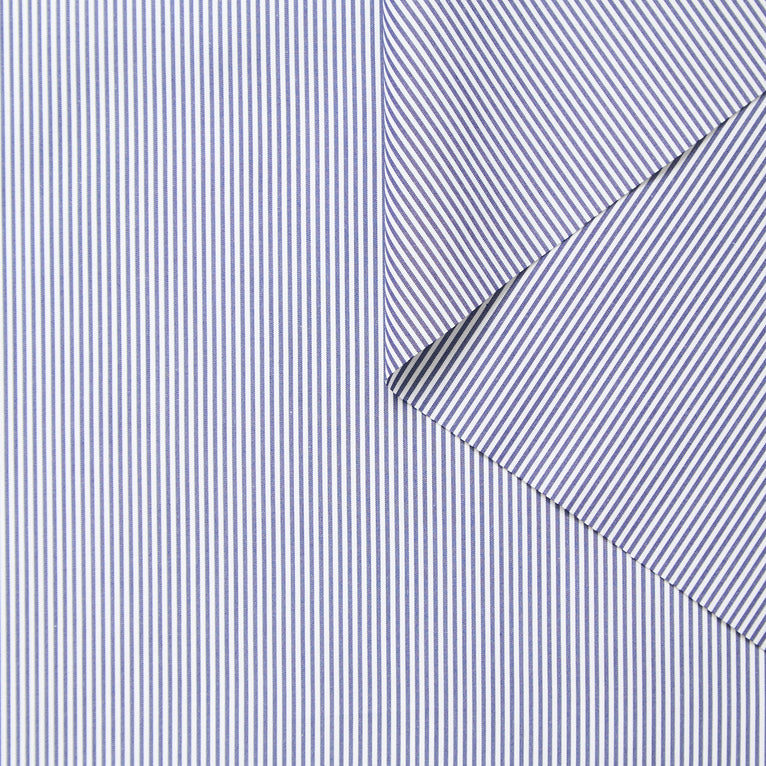 T26C15045 | Popeline Rayée en Coton - vue 1