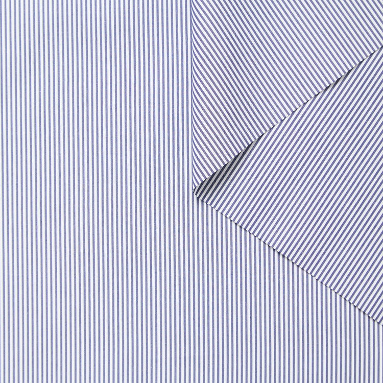 T26C15045 | Popeline Rayée en Coton - vue 1