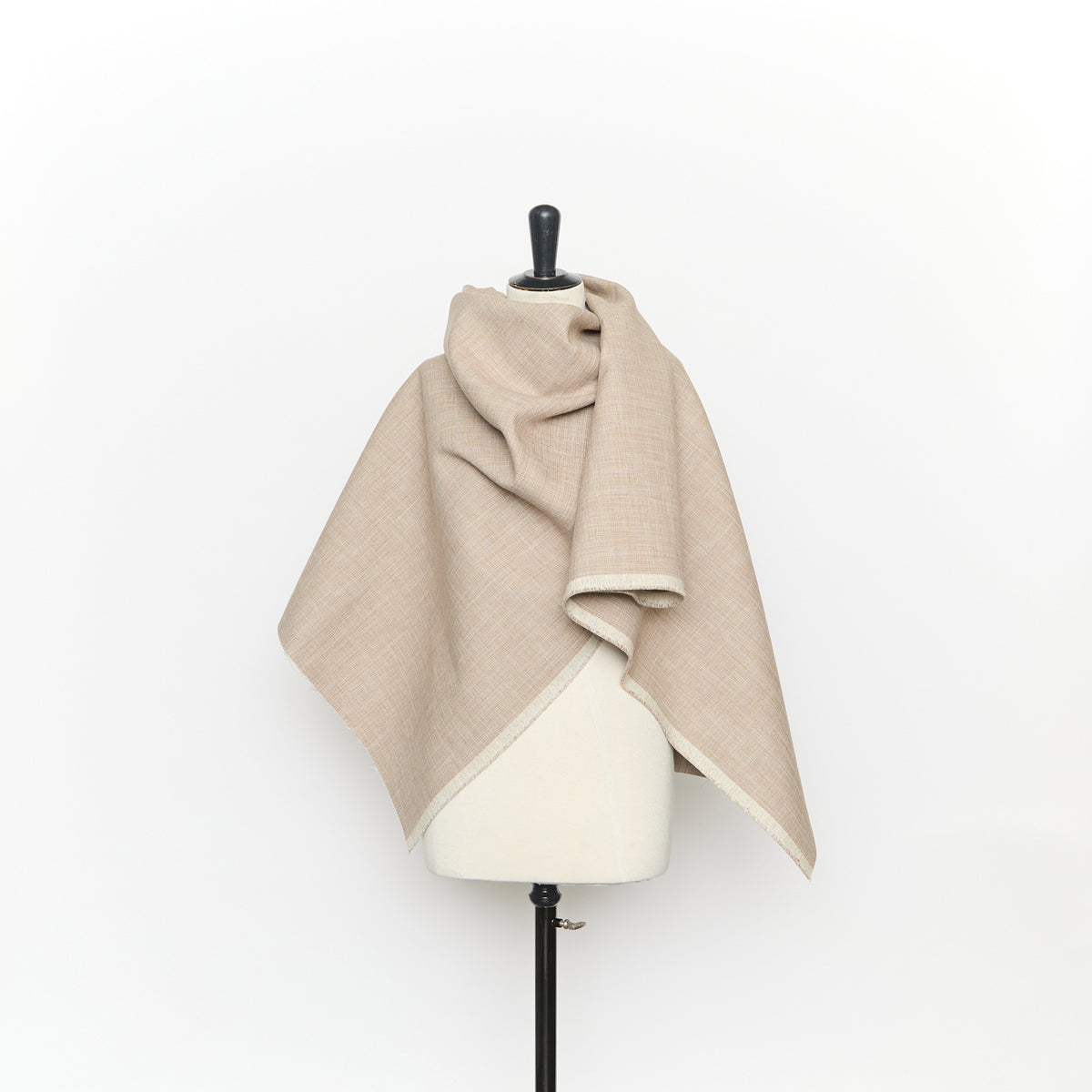 T26C15065 | Natté Double Face en Coton et Laine Vierge RWS